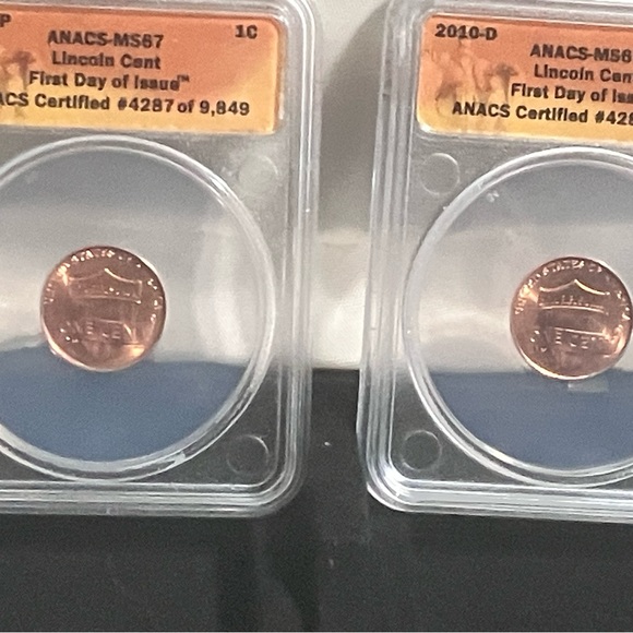 2010 P and 2010 D first Day issued penny .

SOLD.   SOLD - Picture 4 of 5